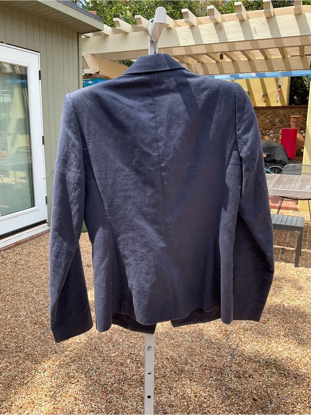 MNG Double-Breasted Navy Blazer